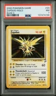 2000 POKEMON BASE SET 2 #20 ZAPDOS-HOLO PSA 7