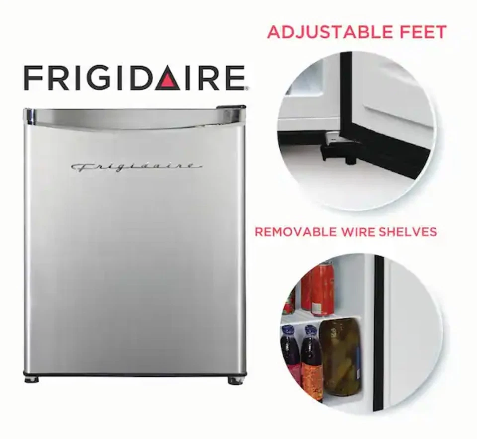 Congelador vertical Frigidaire EFRF114-6COM 1,1 pies cúbicos acero inoxidable serie platino Foto 4 de 4