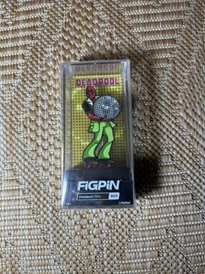 FiGPiN Marvel Deadpool 70's Disco Ball, #903,Limited Edition,2023 Comic Con,NWT