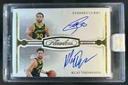 2024-25 Flawless Stephen Curry Klay Thompson Gold Dual Inscriptions Auto #7/10 A