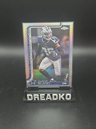 2025 DaRon Bland Topps Chrome Refractor #82 Dallas Cowboys