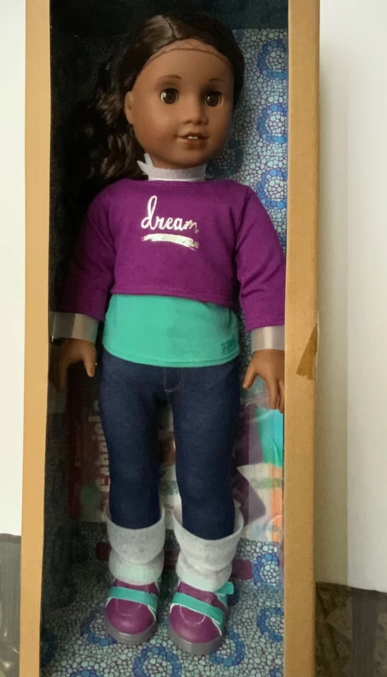 Boneca American Girl Gabriela McBride Menina do Ano 2017 Nova Na Caixa - Imagem 4 de 4