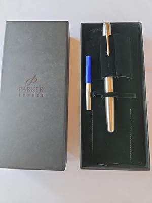 Parker Sonnet Edelstahl CC,  Rollerball, Geschenkbox,  Neu