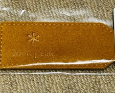 Snow Peak Vegan Leather Travel Tag Mustard AC-24AU408MD Made in Japan New