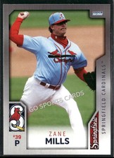 2025 Springfield Cardinals Zane Mills RC Rookie St Louis Minor League