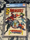Avengers # 53 From 1968 Avengers Battle The X-Men CGC Graded 9.0 VF/Near Mint