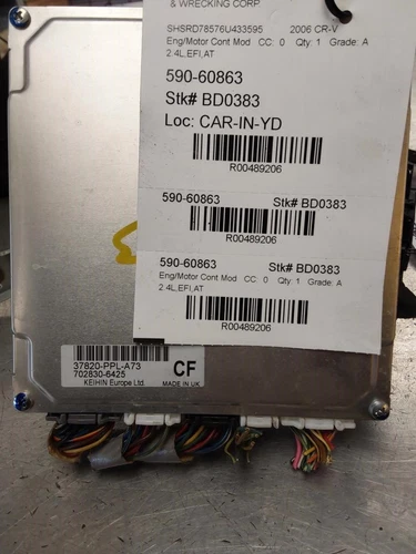 Engine ECM Electronic Control Module England Built AWD Fits 05-06 CR-V 489206