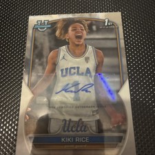 Kiki Rice 2022-23 Bowman University Chrome U #24 1st Bowman Auto Autograph! UCLA