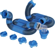 20-Foot RV Sewer Hose Kit,Sewer Hose for RV Camper - Includes 2 Attachable Hoses