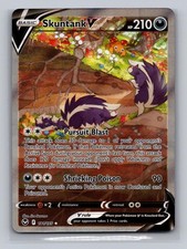 Skuntank V 181/195 Ultra Rare Silver Tempest Pokemon Holo Near Mint on eBay
