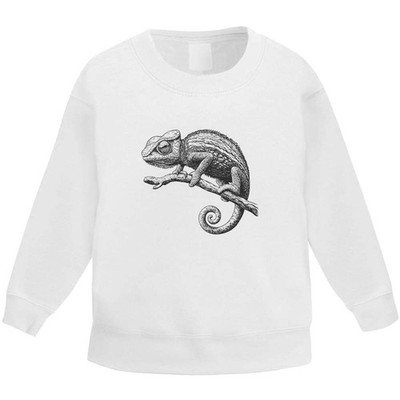 Kinder Sweatshirt / Pullover / Pulli ''Chamäleon auf Ast'' (KW049273)