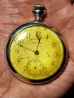 ANTIQUE AMER. WALTHAM TRAVELER 18828320 ILL. WATCH CO NICKEL SILVER POCKET WATCH