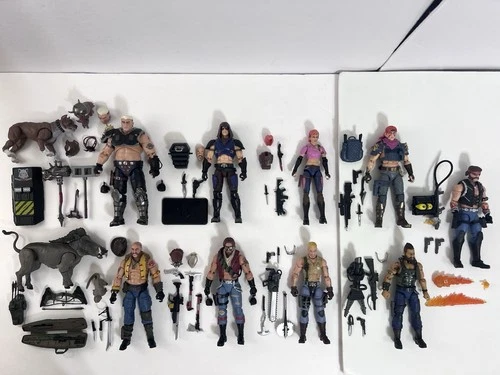 GI Joe Classified 9 Figure DREADNOK LOT Retro Zartan, Buzzer, Ripper, Zandar +