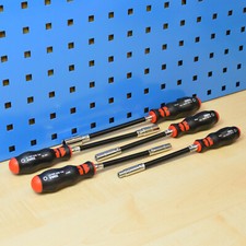 W&uuml;rth Zebra Schraubendreher Satz biegsame flexible Welle 5 teilig Au&szlig;ensechskant