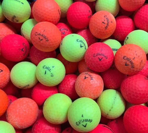 100 matte Callaway Superhot Supersoft AA Shag verschiedene Farben Golfbälle - Bild 4 von 7