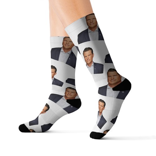 White - Pete Hegseth Defense Secretary Socks, Patriotic USA Army Soldier - Picture 3 of 6