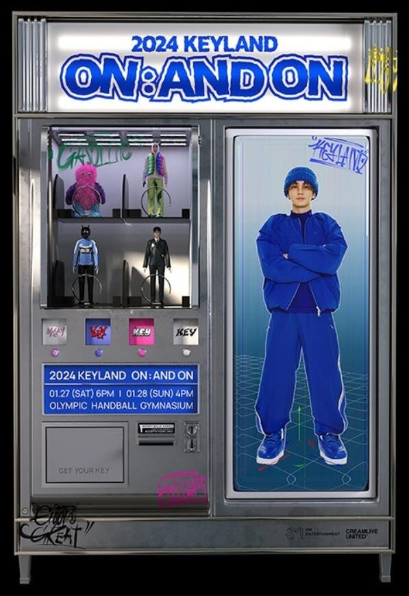 KEY(SHINee)/2024 KEYLAND ON:AND ON in J… KEY SHINEE 2024 KEYLAND ON : AND ON OFFICIAL MD SHAKER KEY