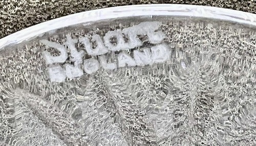 Stuart Crystal Hock Wine Glasses Set of 6 - Fan Cut Crystal - Marked Stuart - Picture 9 of 9