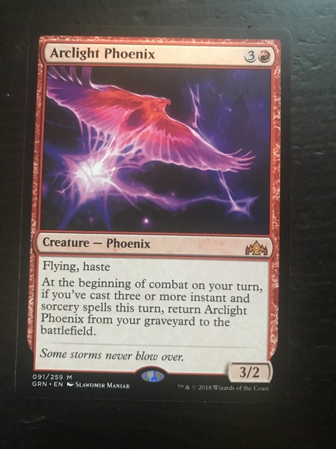 limited edition mtg blue phoenix