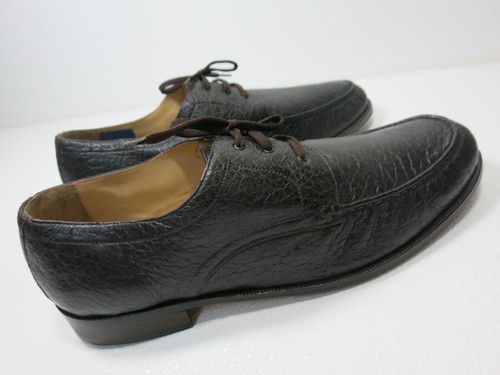 Mauro Mariotti Italia Cuero Vestido Oxfords Derby Zapatos Moda Calzado Para hombres 47 - Imagen 4 de 7