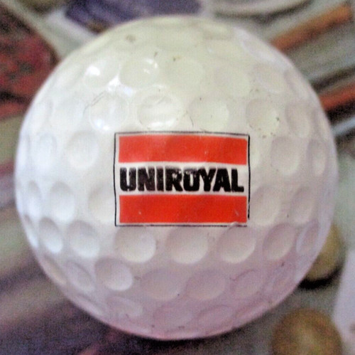 vtg - UNIROYAL Tires - Logo Golf Ball - Large Dimple - U.S. Royal