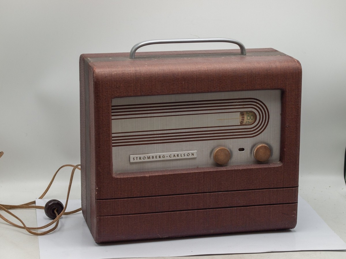 1930/40s Rare - Stromberg-Carlson 1105 Vagabond Portable 