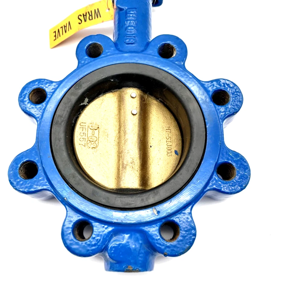 4" Ductile Iron 4 Butterfly Lug Type Valve with Lever WRAS Valve PN16 DN100 EPDM - Image 2 of 4