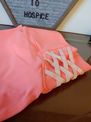 FABLETICS Kessler High-Waisted Strappy Leggings Sorbet Size XL ~ 7/8 NWOT - Picture 2 of 6