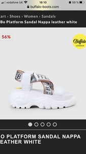 buffalo sandals platform
