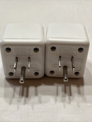 Philips Wall Tap With Side Access 2 Pack White Grounded Outlets Read Description - Picture 4 of 5