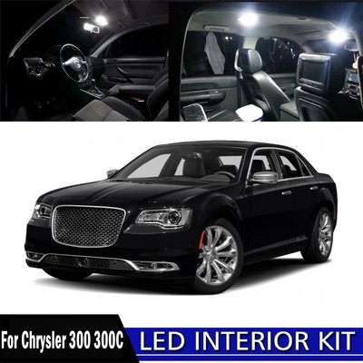 10x For 2015 2019 Chrysler 300 300c Xenon White Interior Led Light Package Kit Ebay