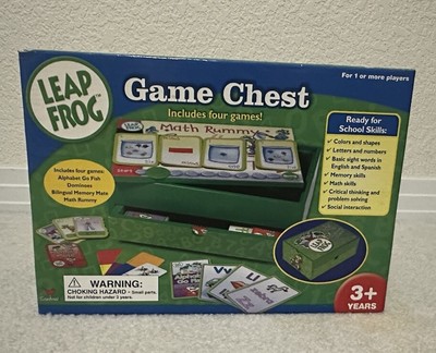 Leap Frog Game Chest NEW, 4 GAMES, BILINGUAL MEMORY AND LEARNING! (Sealed)