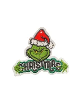 The Grinch Christmas Patch, Iron On/Sew On