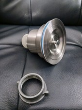 New, Kitchen Sink Drain with Basket Strainer Lid - stainless steel