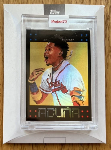 Ronald Acuna Jr 2021 Topps Project 70 #480 45/70 Foil By Jacob Rochester Braves