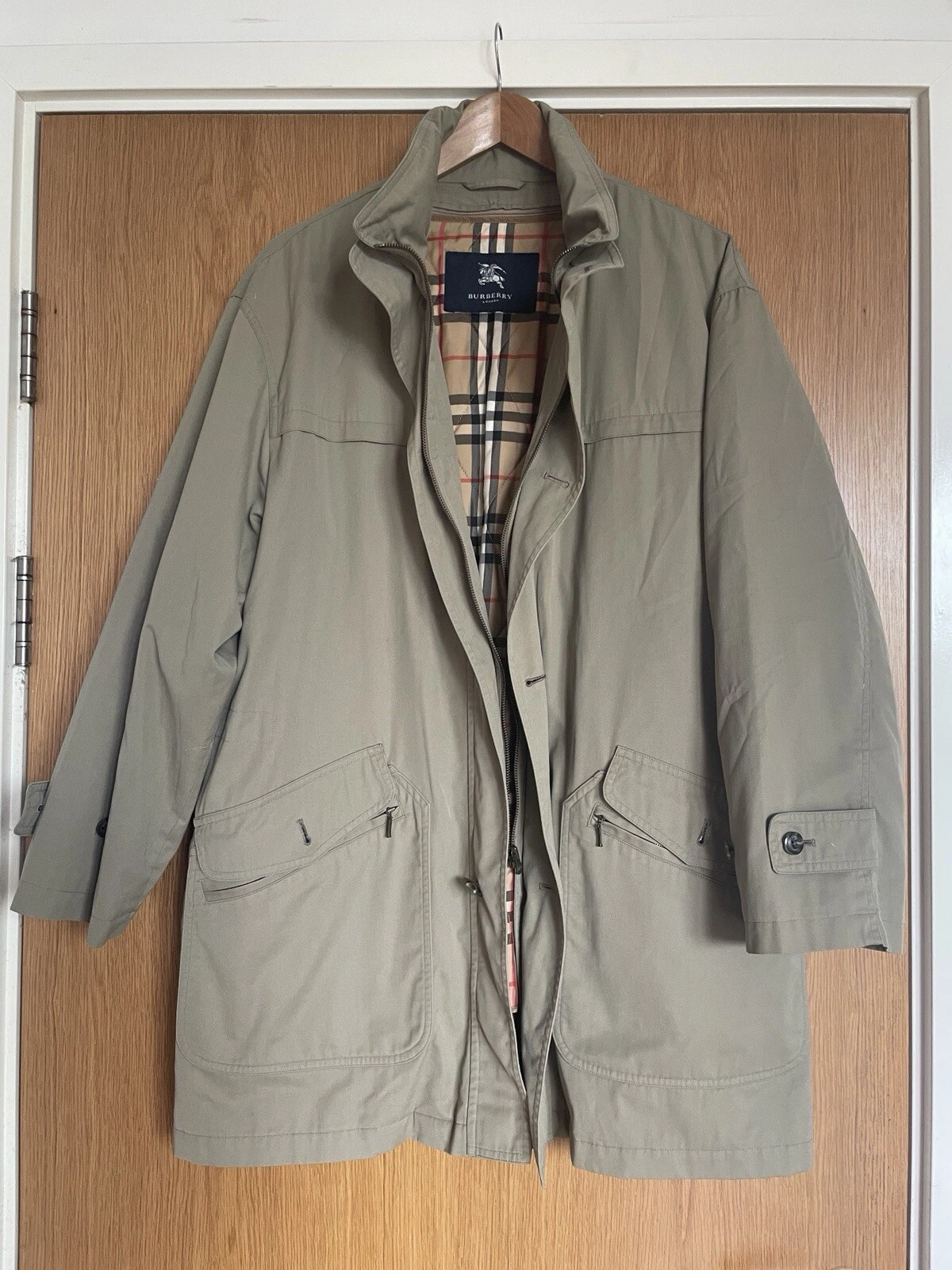 Cappotto Burberry con fodera staccabile