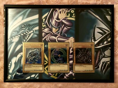 blue eyes weißer Drache. Dark Magician . Red Eyes Black Dragon GOLD NM ENG