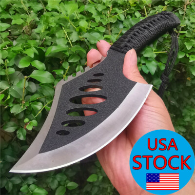 #ad 11quot; COMBAT OUTDOOR TOMAHAWK GUT HOOK THROWING AXE Tactical Battle Hatchet KNIFE $12.99