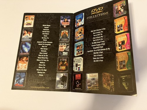 ONLY THE CATALOG LIONSGATE MOVIE BOXART ILLUSTRATED ALPHABETICAL NO DISCS - Picture 4 of 4
