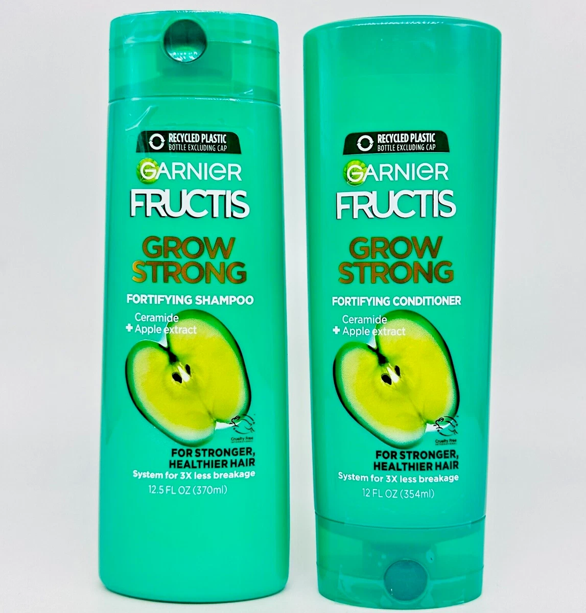 Garnier Fructis Grow Strong Fortifying Shampoo Conditioner 12.5oz x 2PK Set