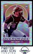 Joey Bart 2021 Panini Chronicles Overdrive Holo RC #4 San Francisco Giants