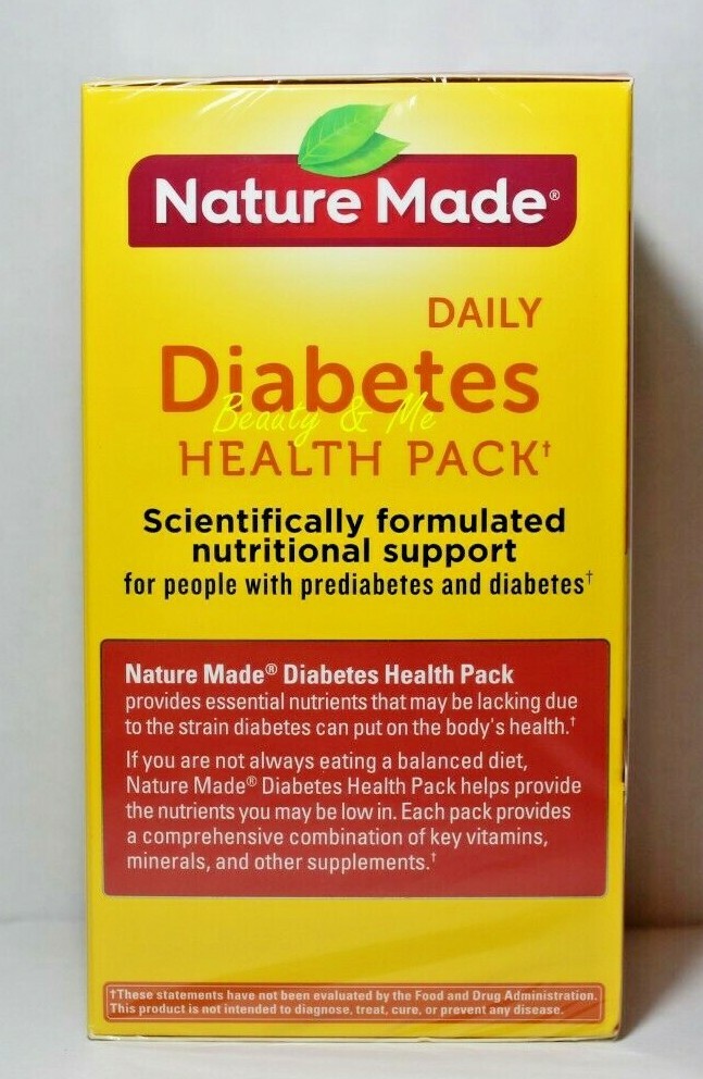 Nature Made Diabetes Health Pack, 60 Ct Costco
