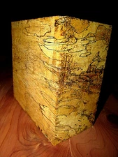  BEAUTIFUL EXOTIC SPALTED TAMARIND BOWL BLANK LATHE TURNING BLOCK 6 X 6 X 3"