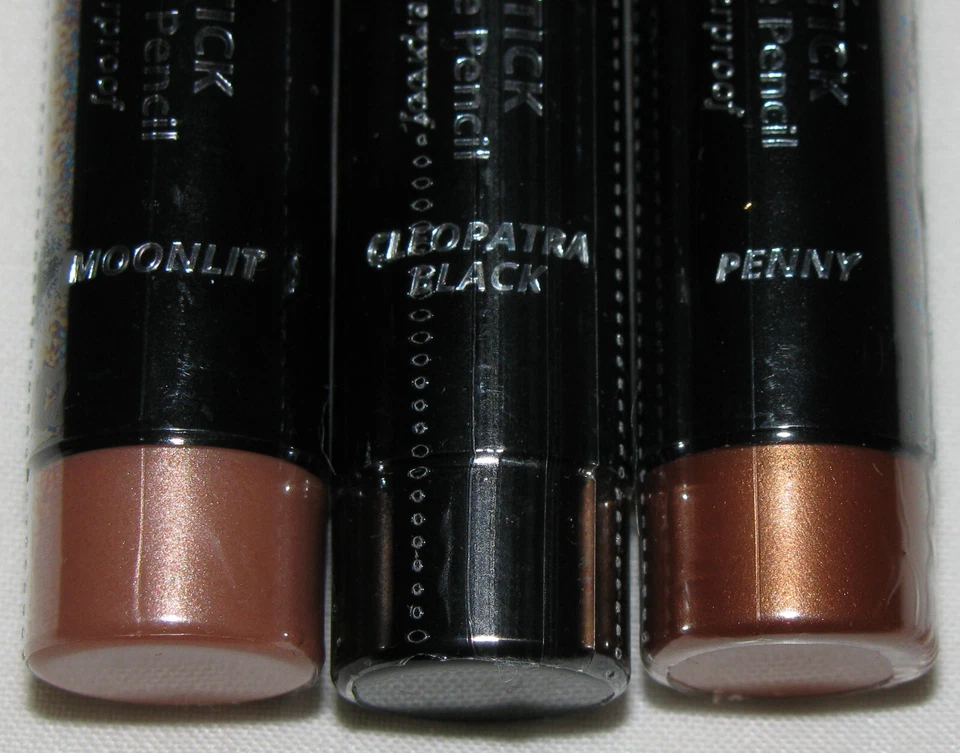 SKINN Dimitri James Smudge Stick Waterproof Eye Pencil Moonlit/Black/Penny 3 Lot - Image 3 of 4