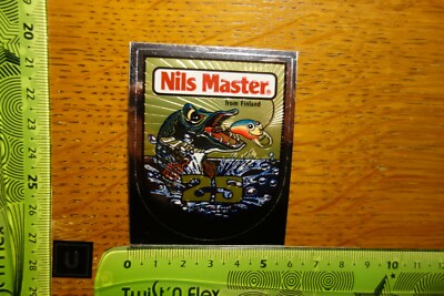 Alter Aufkleber Fischen Angelsport NILS MASTER Finnland finlandia-uistin