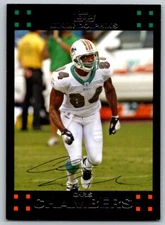 2007 TOPPS CHRIS CHAMBERS MIAMI DOLPHINS #156