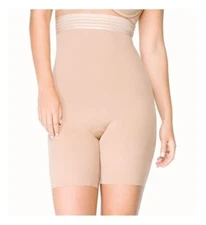 Spanx Love Your Assets High Waist Mid Thigh Shaper Nude 2541 XL New