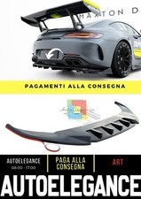 Splitter Hinten (Mit Balken Vertikal) Mercedes-Amg Gt C C190 Facelift