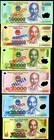 VIETNAM 10000 20000 50000 100000 200000 500000 DONG *SPECIMEN* POLYMER  UNC NOTE