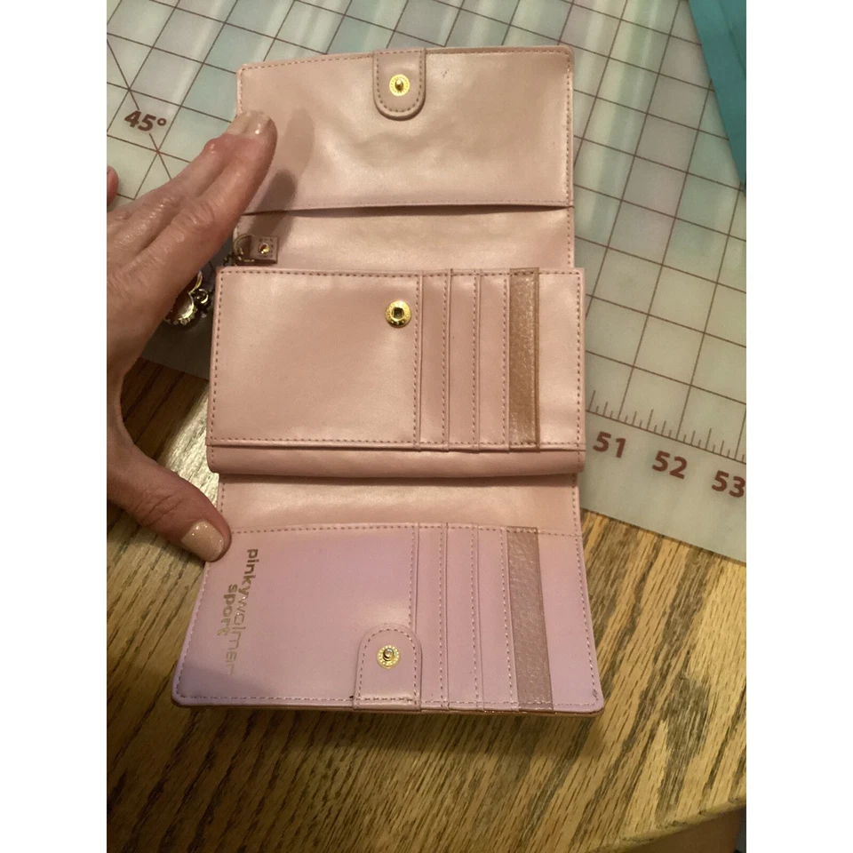 Pinky Wolman Cartera Deportiva Bolso sin asas Portatarjetas Organizador Cartera Pequeña Foto 3 de 4